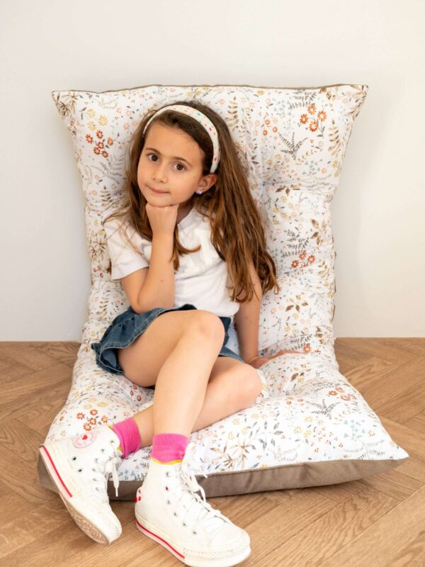 -Μαξιλάρα Δαπέδου Ορθογώνια (125*60*7) Spring Flower