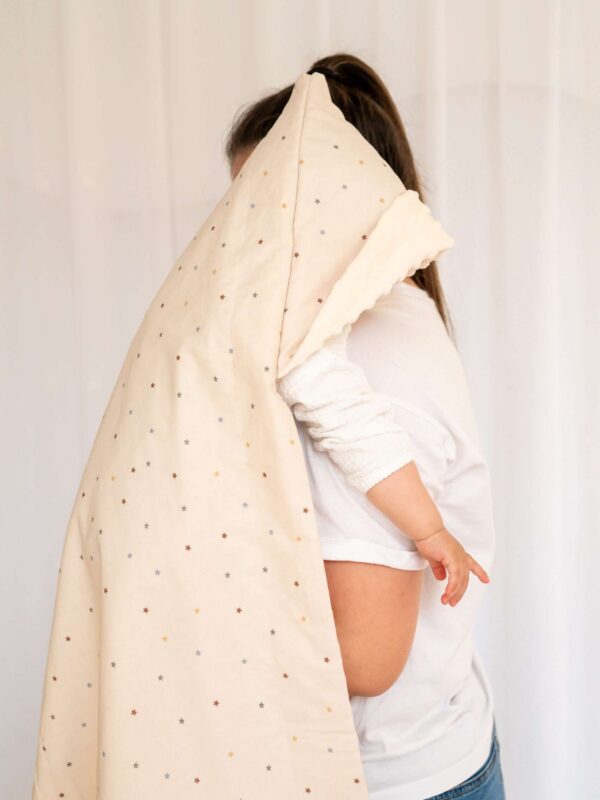 Κουβερτούλα Εξόδου Beige Stars