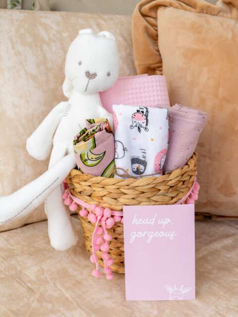 -Κουτί Δώρου Hello Baby Pink