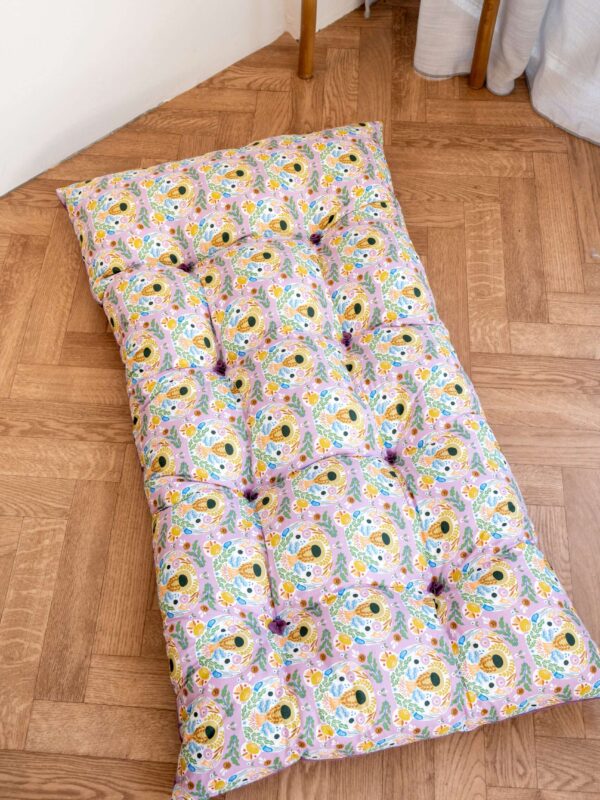 Μαξιλάρα Δαπέδου Ορθογώνια (125*60*7) Peace & Love