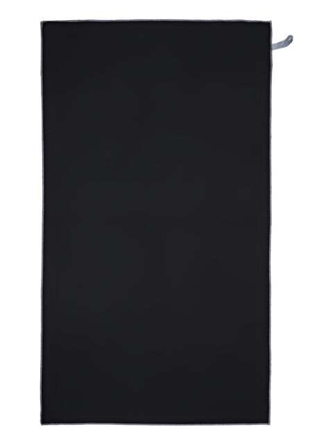 Πετσέτα θαλάσσης μονόχρωμη Microfiber Μαύρη