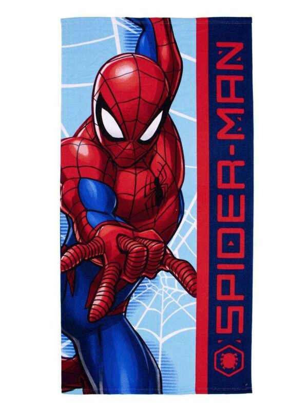 Πετσέτα Θαλάσσης Quick Dry Marvel Spider-Man 41 70X140 Sky Blue 100% Microfiber
