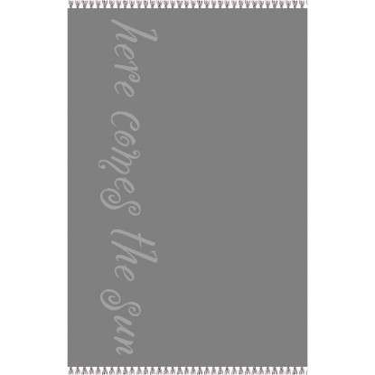 ΠΕΤΣΕΤΑ ΘΑΛΑΣΣΗΣ BEATLES DARK GREY (86Χ160)