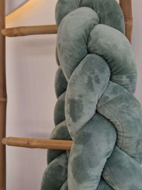 -Πάντα Πλεξούδα Velvet Ευκάλυπτος