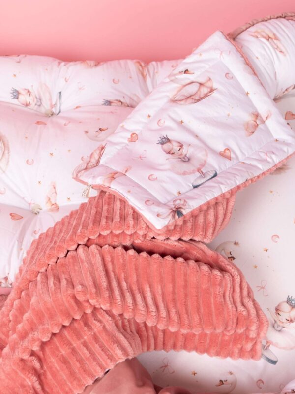 -Κουβέρτα & μαξιλαράκι Fleece Ballerina