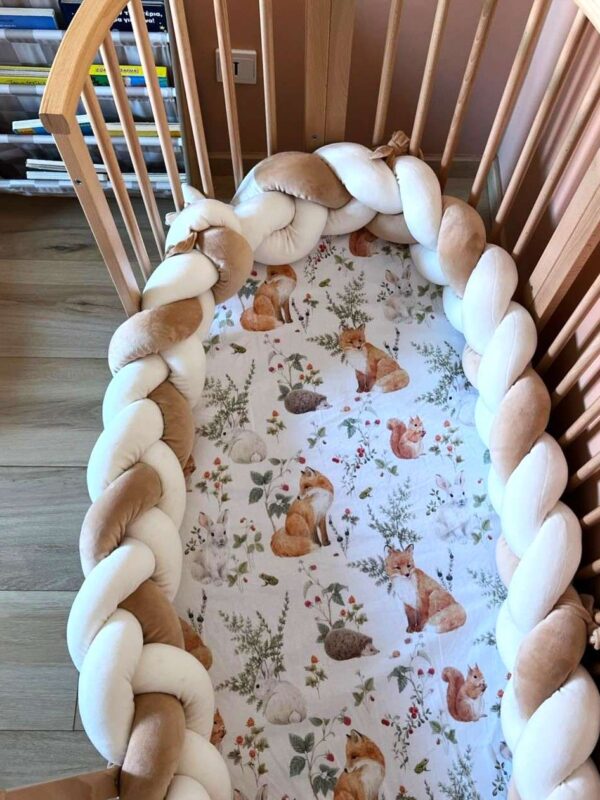 -Σεντόνι Μεμονωμένο Forest Κούνιας Λάστιχο 115*180