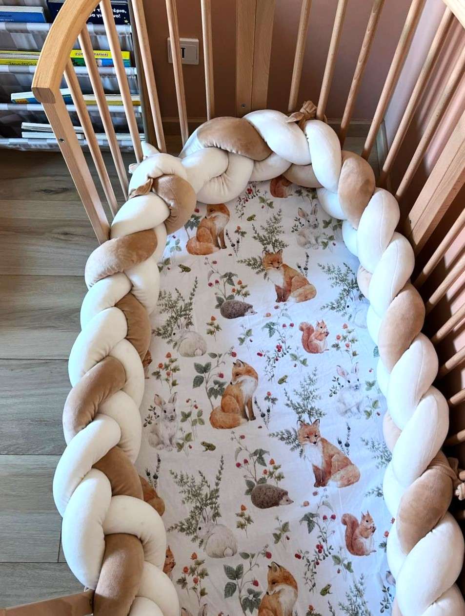 -Σεντόνι Μεμονωμένο Forest Κούνιας Λάστιχο 115*180