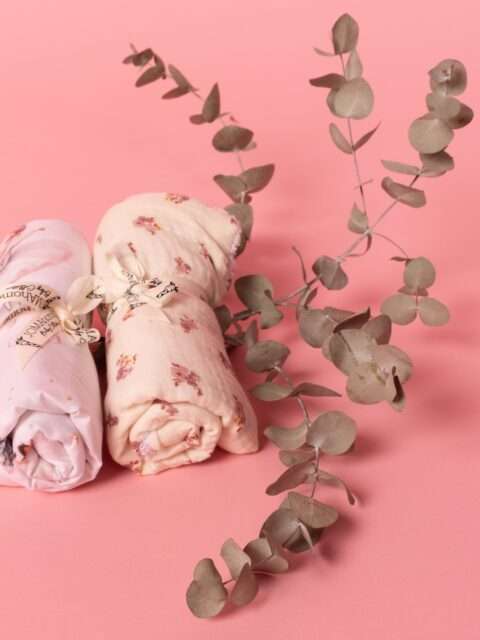 -Σετ Πετσετάκια Ballarina - Floral 100% organic cotton