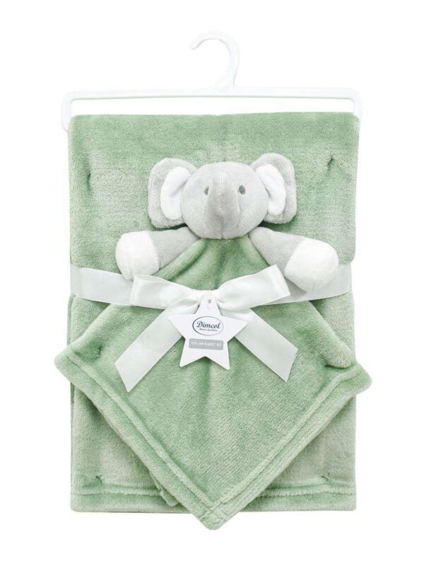 Κουβέρτα Coral Fleece Green - Νάνι-Πανάκι Παρηγοριάς