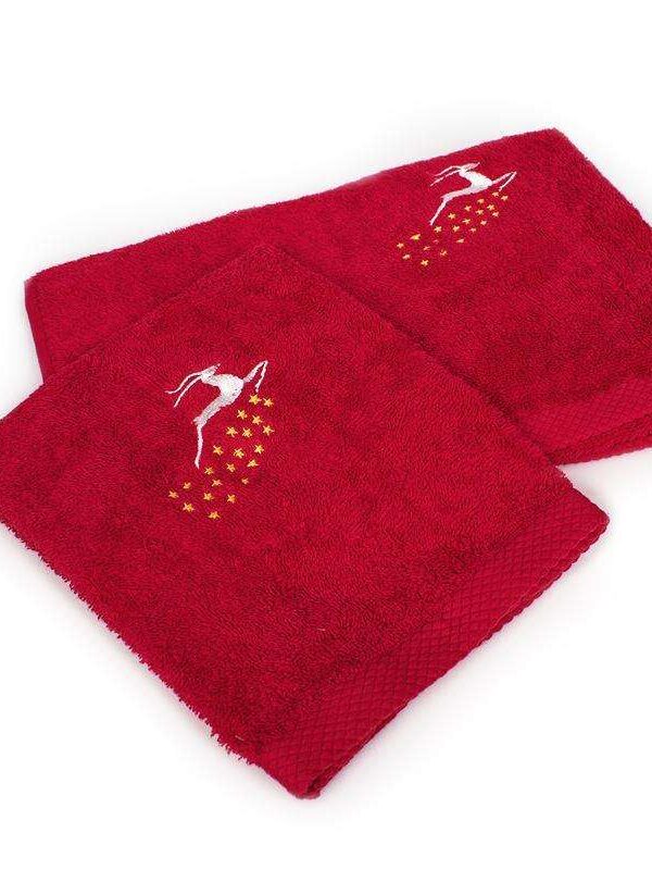 Χριστουγεννιάτικο Σετ Πετσέτες 2 τεμ 100% Cotton