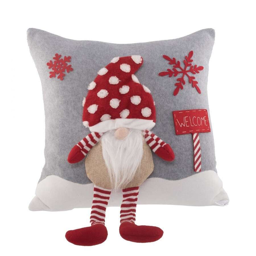 03 Διακοσμητικό μαξιλάρι Νάνος Γκρι 45x45 - Image 2