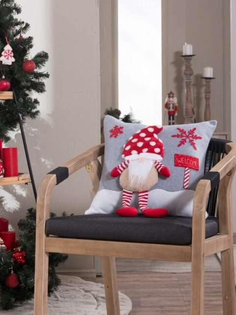 03 Διακοσμητικό μαξιλάρι Νάνος Γκρι 45x45