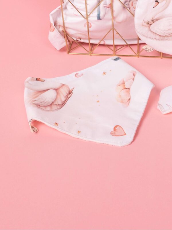 -Χειροποίητη Σαλιάρα Ballerina τρίγωνη