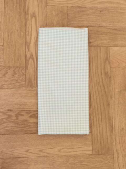 -Σελτεδάκι (1τεμ) αδιάβροχο 50*70 Καρό μέντα