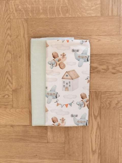 -Σετ Σελτεδάκια Αδιάβροχα 2 τεμ. Up in the sky-Καρό Μέντα