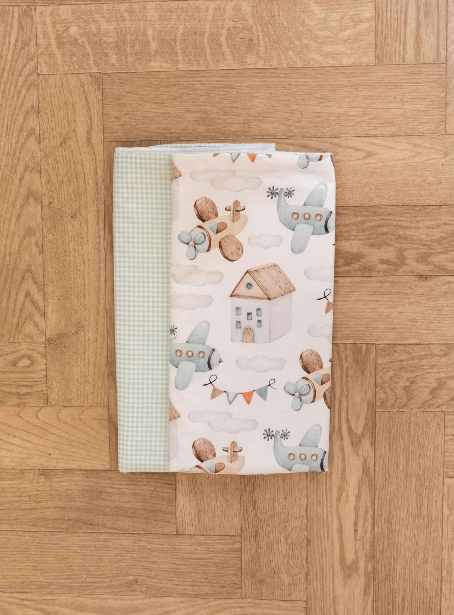 -Σετ Σελτεδάκια Αδιάβροχα 2 τεμ. Up in the sky-Καρό Μέντα