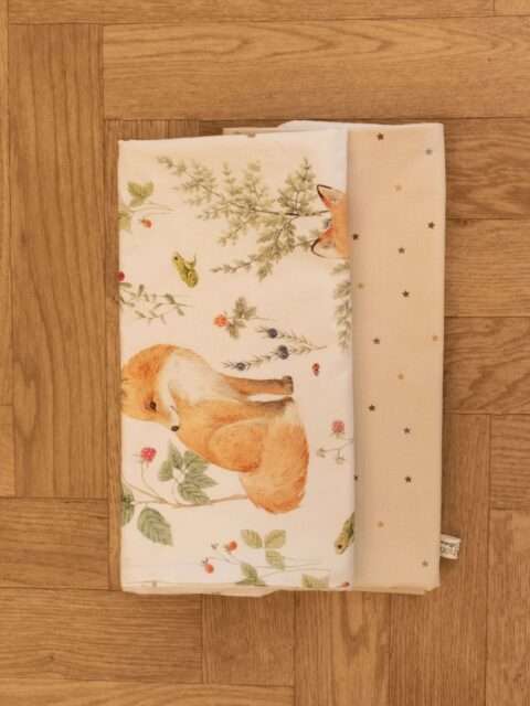 -Σετ Σελτεδάκια Αδιάβροχα 2 τεμ. Forest-Beige Stars