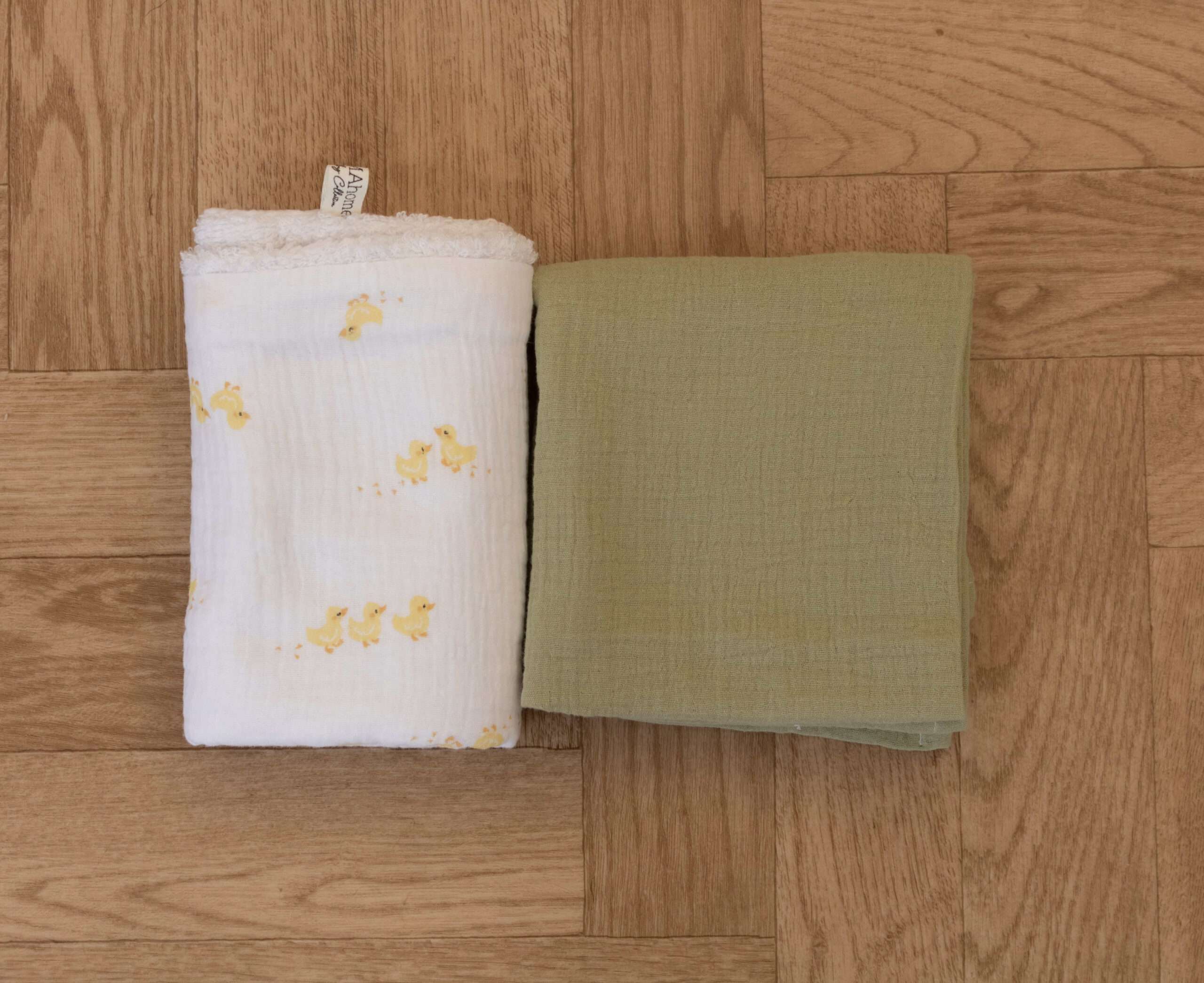 -Σετ Πετσετάκια Ευκάλυπτος - Παπάκια100% organic cotton