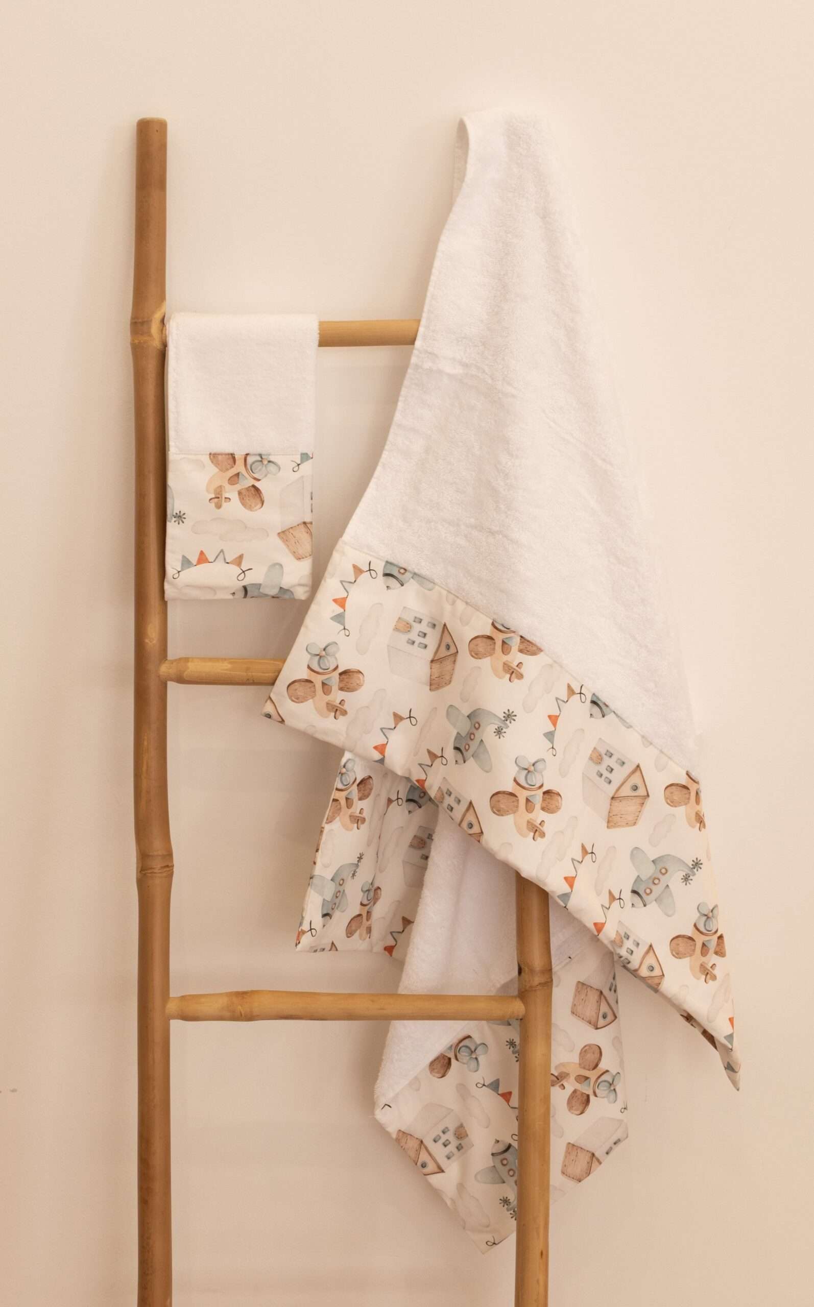 -Κάπα Μπουρνουζάκι Up in the sky 1,20*1,20 White