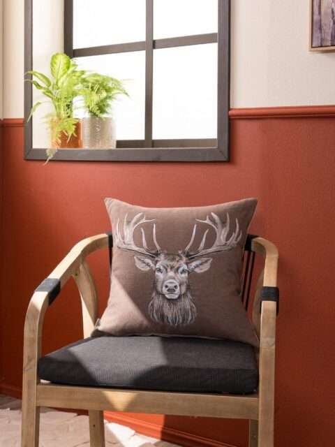 Μαξιλαροθήκη Reindeer Βελούδο 03