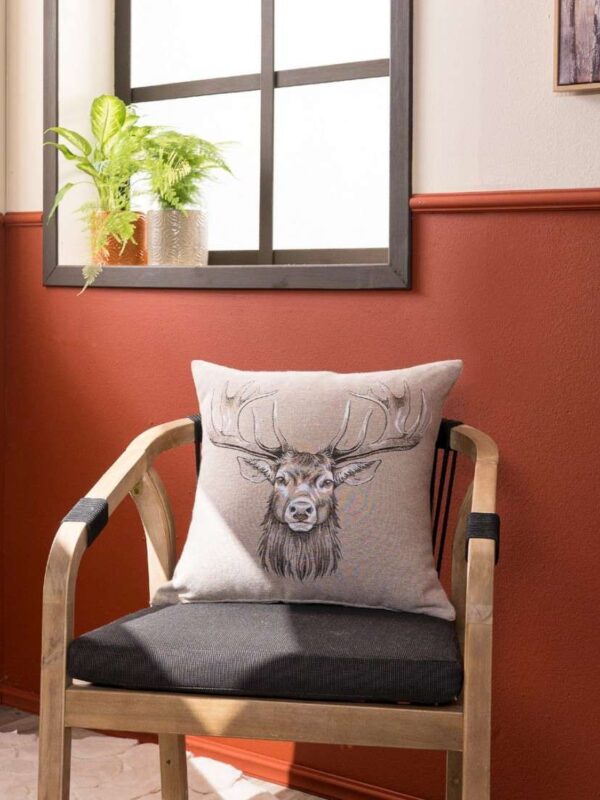 Μαξιλαροθήκη Reindeer Βελούδο 01