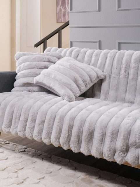 Γούνινο Ριχτάρι Γρί Wave 11