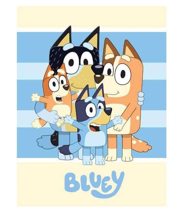 Κουβέρτα Fleece Bluey 100X140