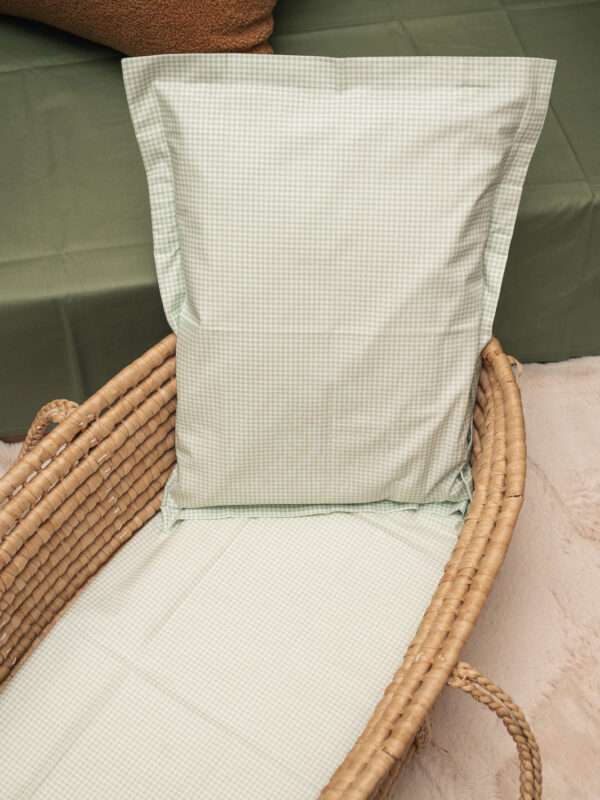 -Μαξιλαροθήκη Καρό Μέντα  50*70