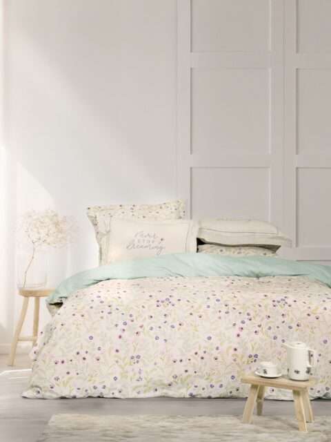 Σετ Σεντόνια υπέρδιπλα με λάστιχο Dream Garden