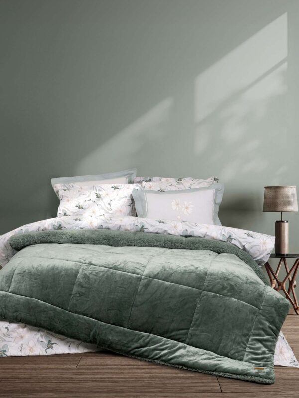 Κουβερτοπάπλωμα Cira - Dark Green 220*240