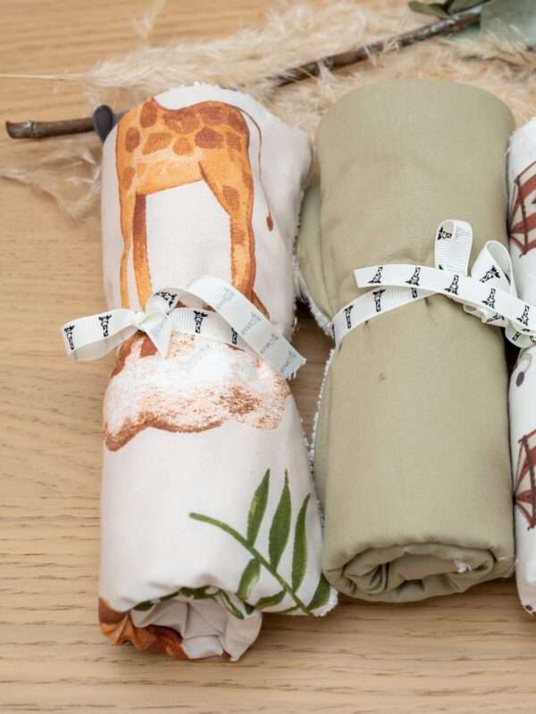 -Σετ Πετσετάκια Jungle - Ευκάλυπτος 100% organic cotton