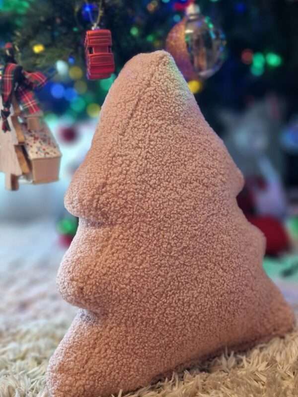 -Μαξιλαράκι Δεντράκι μπουκλέ Ροζ