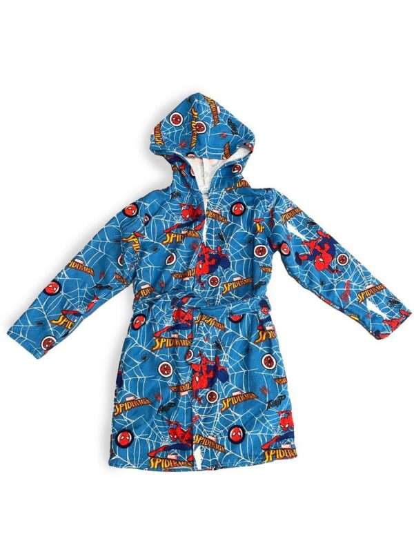 Μπουρνούζι Marvel Spider-Man Sky Blue 100% Microfiber