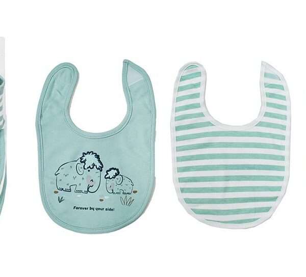 Σαλιάρα Interlock & Επένδυση Terry με Velcro bebe Σετ 5 Τεμ. Mammoth