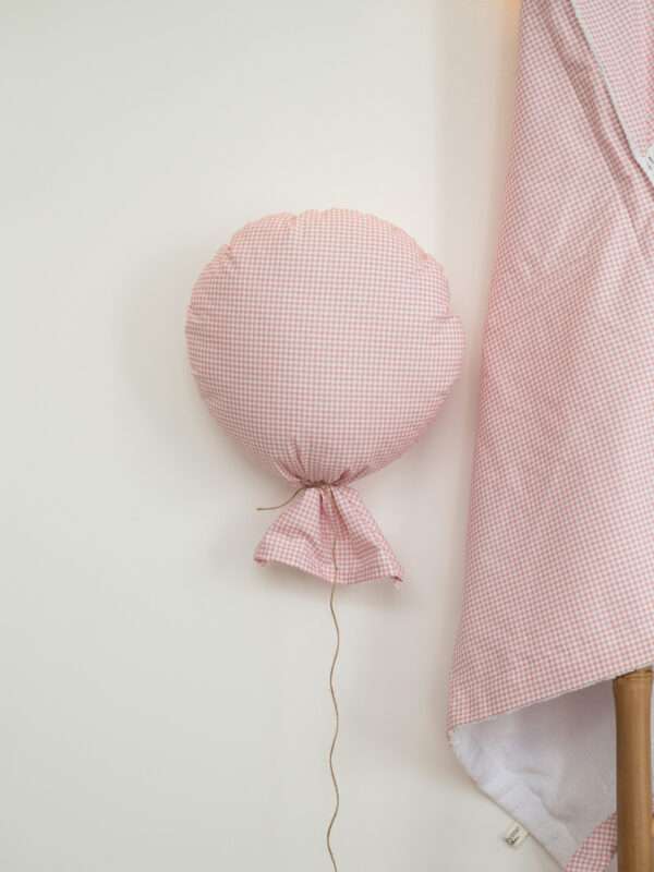 -Balloon Καρό Ροζ