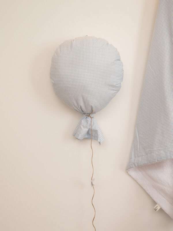 -Balloon Καρό Γαλάζιο