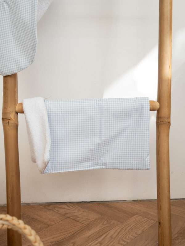 -Πετσετάκι Καρό Γαλάζιο