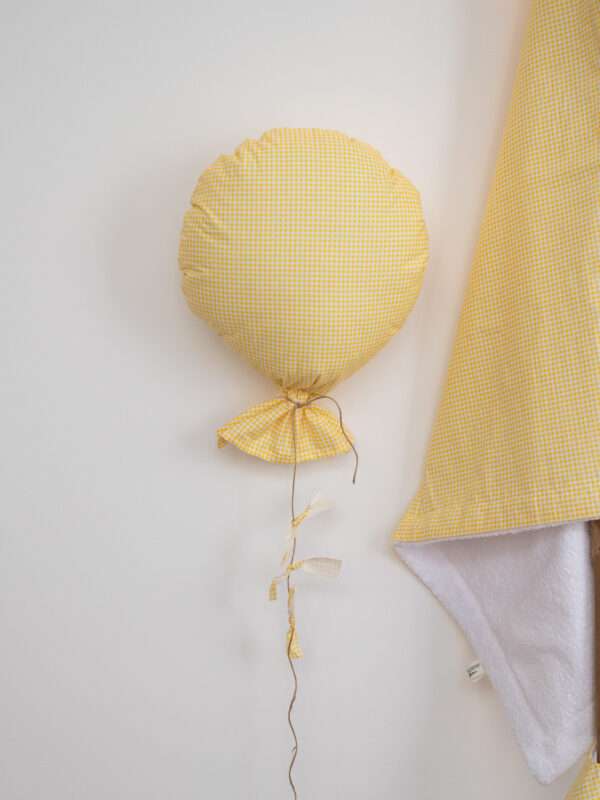 -Balloon Καρό Κίτρινο