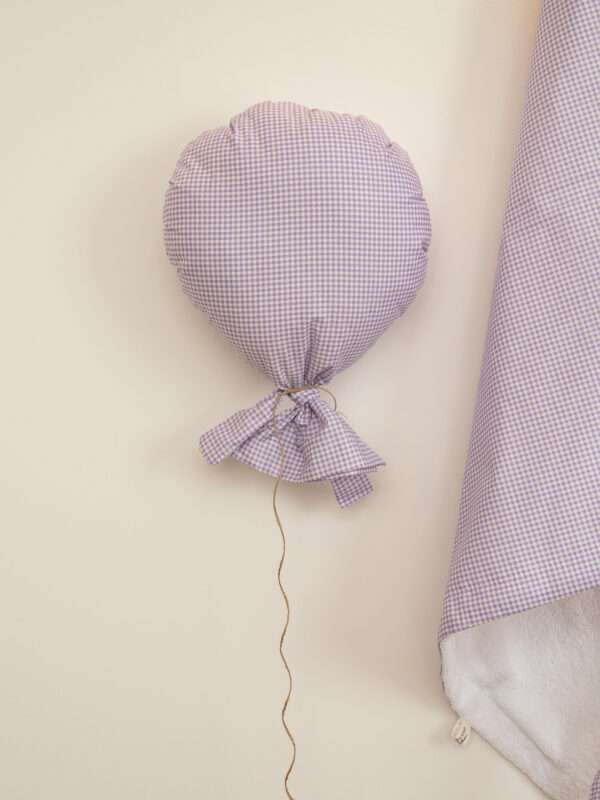 -Balloon Καρό Λιλά