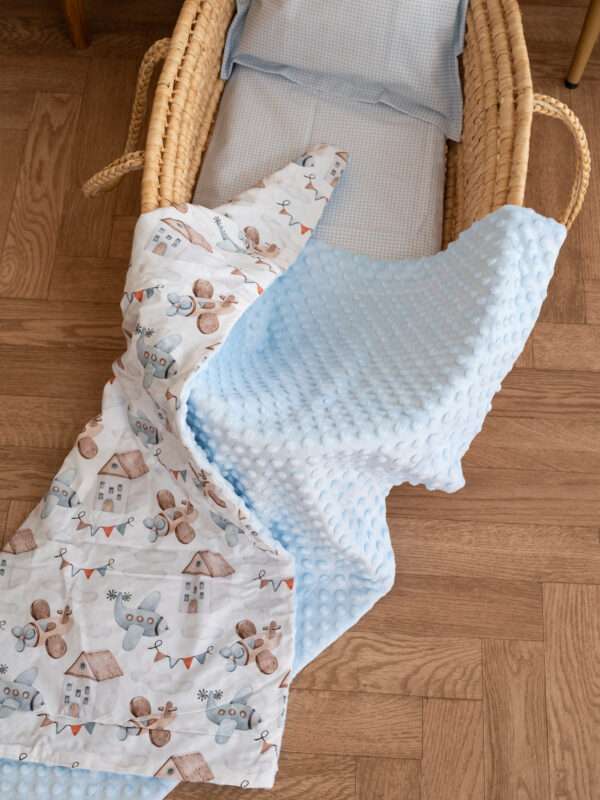 -Κουβέρτα Fleece Up in the sky - γαλάζιο