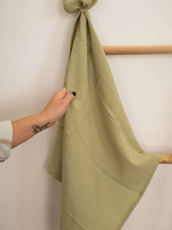 -Πάνα Αγκαλιάς Ευκάλυπτος 100% organic cotton 75*100