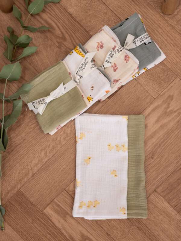 Σετ πανακια φροντίδας 2 τεμαχίων παπάκια - πράσινο