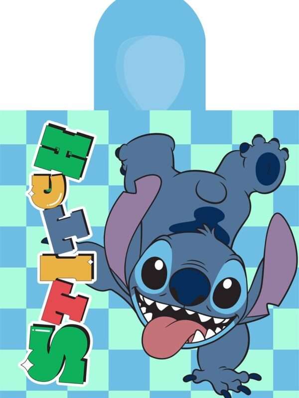 Πόντσο Θαλάσσης Quick Dry Disney Home Lilo & Stitch 196 50X100 Aqua-Sky Blue 100% Microfiber