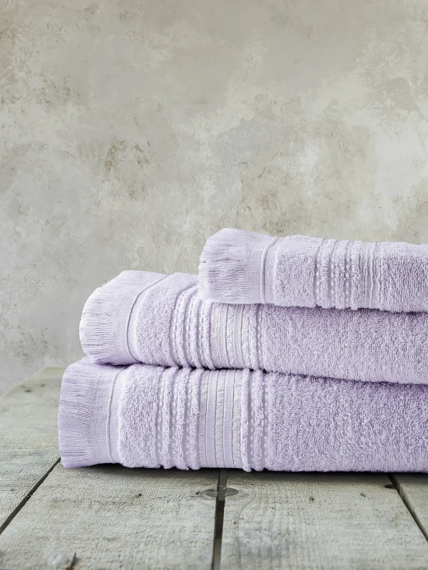 Σετ πετσέτες Allora Lilac 3τμχ