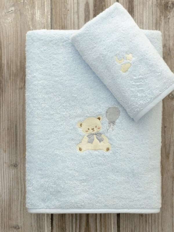 Σετ Πετσέτες 2 τεμ. Κέντημα Beary - Kocoon