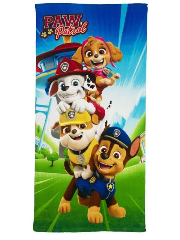 Πετσέτα Θαλάσσης Quick Dry Nickelodeon Paw Patrol 20 70X140 Sky Blue