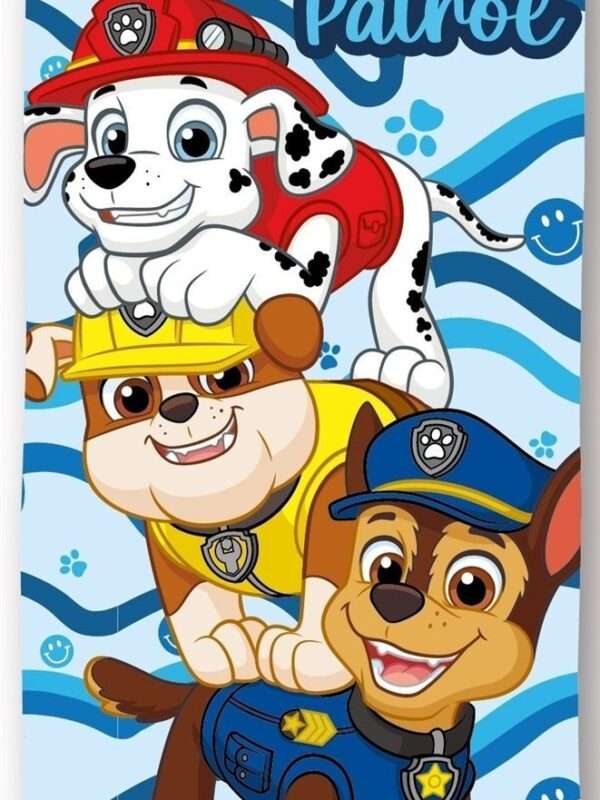 Πετσέτα Θαλάσσης Quick Dry Paw Patrol 018 70X140 Sky Blue