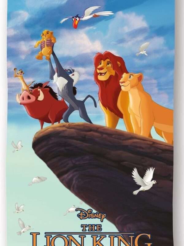 Πετσέτα Θαλάσσης Quick Dry Disney Home Lion King 101 70X140 Sky Blue