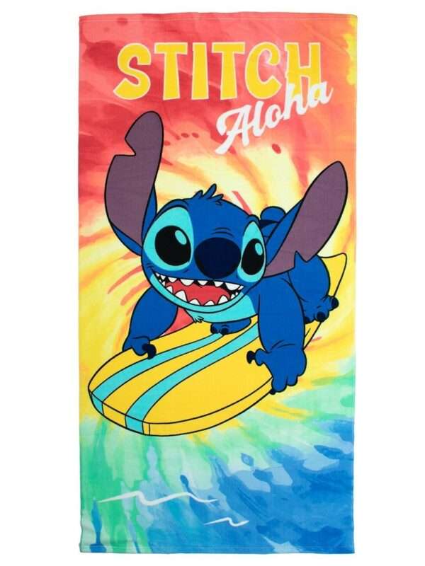 Πετσέτα Θαλάσσης Quick Dry Disney Home Lilo & Stitch 159 70X140 Orange