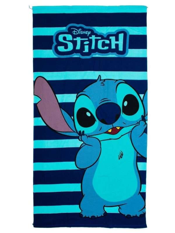 Πετσέτα Θαλάσσης Quick Dry Disney Home Lilo & Stitch 187 70X140 Dark Blue